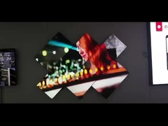 SDK Λειτουργία 49 ιντσών 3,5mm πέλμα 3x3 LED φως πίσω πλήρη HD LCD βίντεο οθόνη τοίχου για καλωσόρισμα