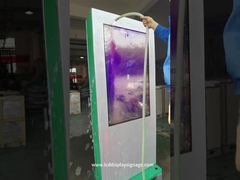 Η Samsung Floor Stand Digital Display Totem Touch αντικατάσταση οθόνης LCD τηλεόρασης cutting-edge design
