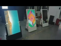 43 ιντσών υψηλή φωτεινότητα παράθυρο καταστήματος ψηφιακή σήμανση 43 ιντσών Rolling Cart στυλ διαφήμιση Lcd